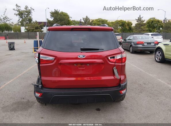 MAJ3P1TE0JC158429 2018 FORD ECOSPORT Burgundy 