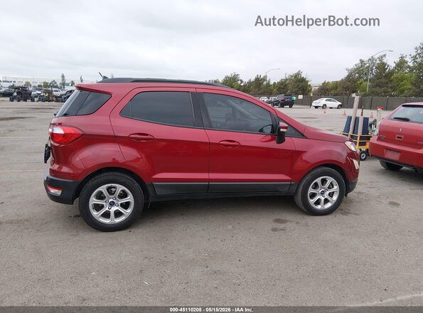 MAJ3P1TE0JC158429 2018 FORD ECOSPORT Burgundy 