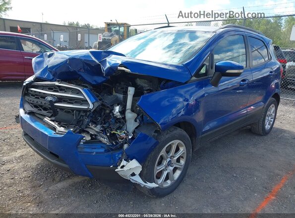 MAJ3P1TE2JC242168 2018 FORD ECOSPORT Blue Передня ліва чверть
