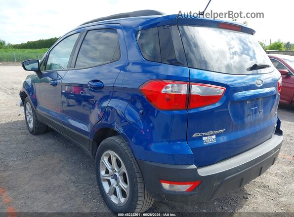 MAJ3P1TE2JC242168 2018 FORD ECOSPORT Blue Задня ліва чверть