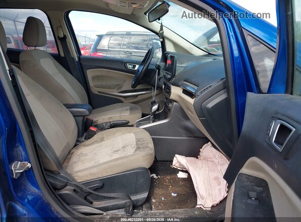 MAJ3P1TE2JC242168 2018 FORD ECOSPORT Blue Вид салону спереду