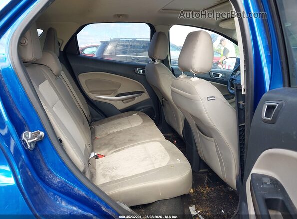 MAJ3P1TE2JC242168 2018 FORD ECOSPORT Blue Вид наклейки з VIN-кодом