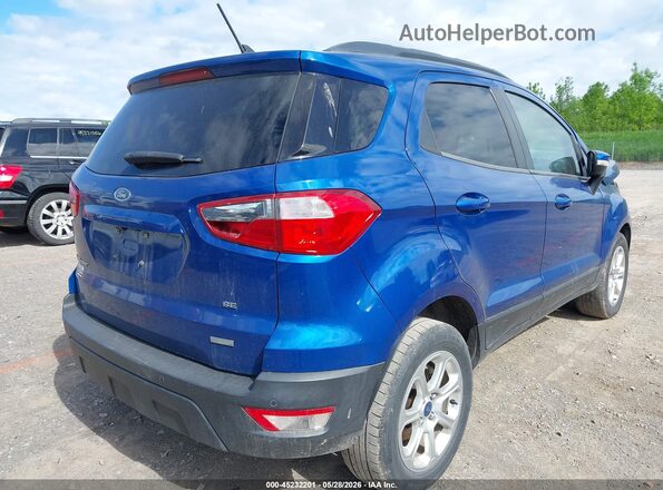 MAJ3P1TE2JC242168 2018 FORD ECOSPORT Blue Задня права чверть