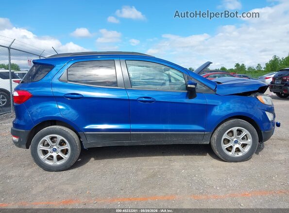 MAJ3P1TE2JC242168 2018 FORD ECOSPORT Blue Вид задньої частини салону