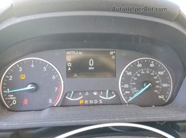 MAJ3P1TE3JC232135 2018 FORD ECOSPORT Черный Вид щитка приборов