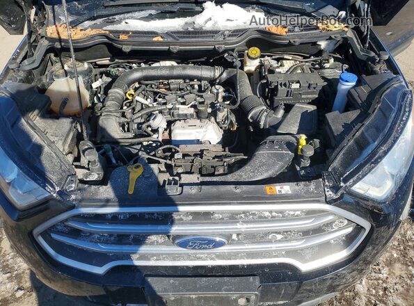 MAJ3P1TE3JC232135 2018 FORD ECOSPORT Черный Вид подкапотного пространства