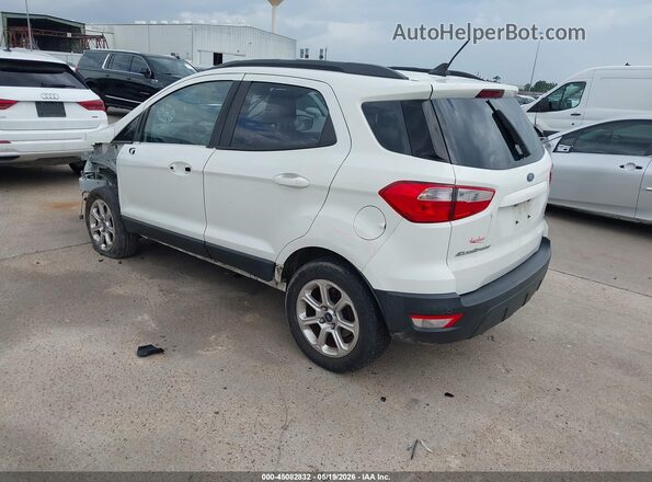 MAJ3P1TE3JC247010 2018 FORD ECOSPORT White Trasero izquierdo