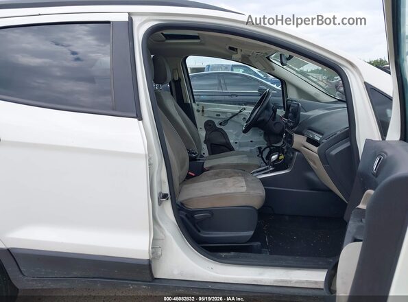 MAJ3P1TE3JC247010 2018 FORD ECOSPORT White Vista interior delantera