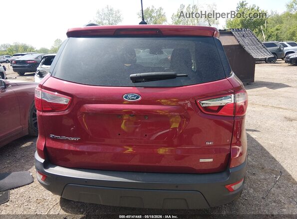 MAJ3P1TE5JC165506 2018 FORD ECOSPORT Red 