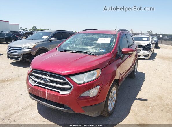 MAJ3P1TE7JC214690 2018 FORD ECOSPORT Red 