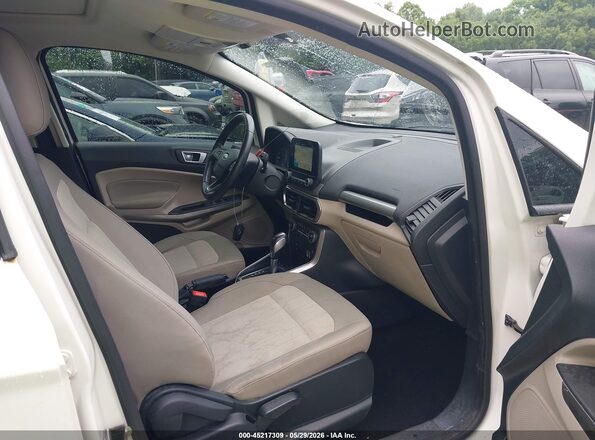 MAJ3P1TE8JC206775 2018 FORD ECOSPORT White Սալոնի դիմացի տեսք
