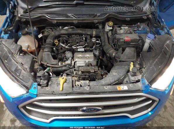MAJ3P1TE8JC234916 2018 FORD ECOSPORT Blue Հետևի տեսք