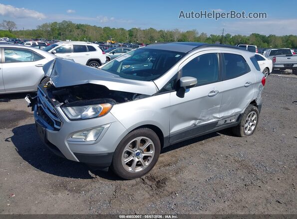 MAJ3P1TEXJC217809 2018 FORD ECOSPORT Silver Vista tres cuartos delantera izquierda