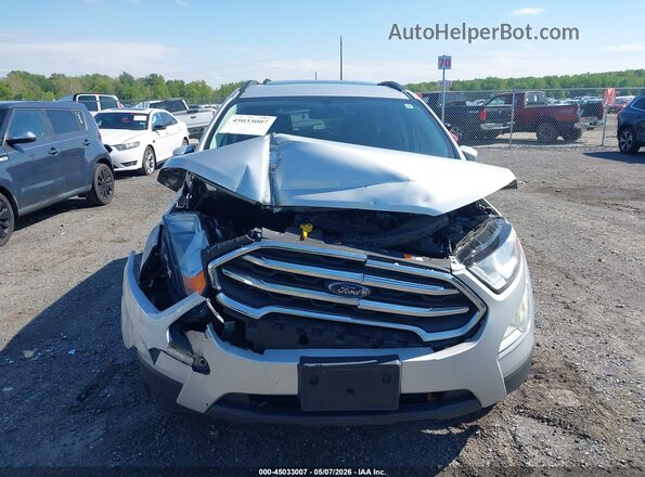 MAJ3P1TEXJC217809 2018 FORD ECOSPORT Silver Vista del cuadro de instrumentos