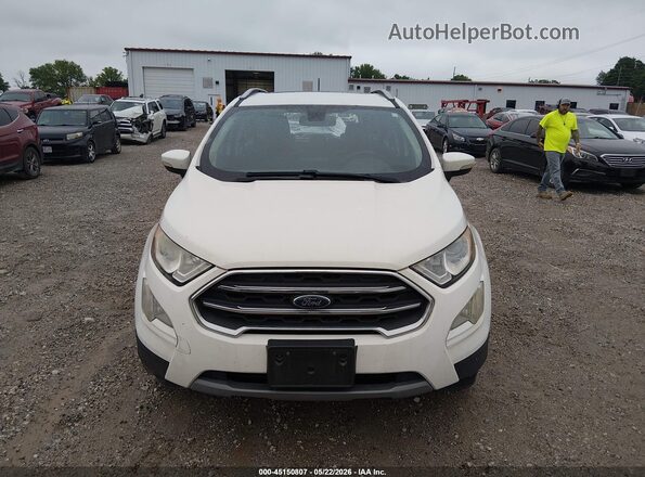 MAJ3P1VE4JC212408 2018 FORD ECOSPORT White Սարքավորումների վահանակի տեսք