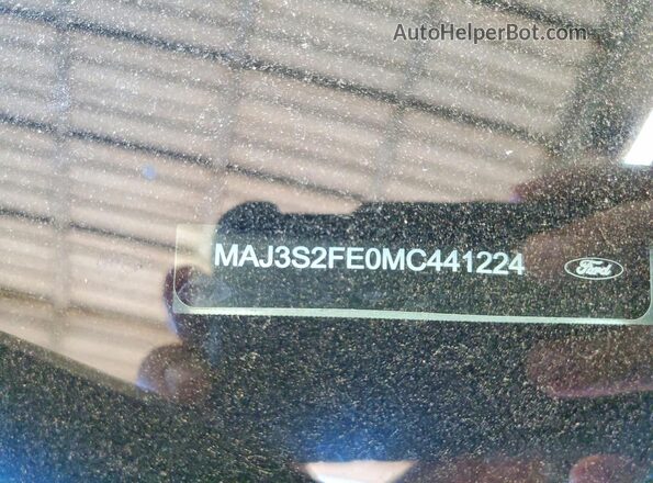 MAJ3S2FE0MC441224 2021 FORD ECOSPORT Silver VIN կոդի պիտակի տեսք