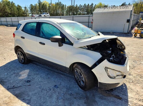 MAJ3S2FE3LC366193 2020 FORD ECOSPORT White Delantero derecho