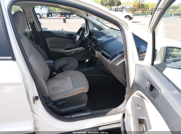 MAJ3S2FE4LC377235 2020 FORD ECOSPORT White Widok wnętrza z przodu