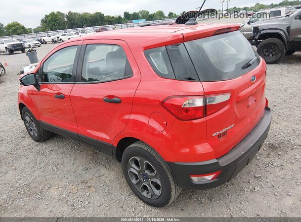 MAJ3S2FE6MC454785 2021 FORD ECOSPORT Red Задня ліва чверть