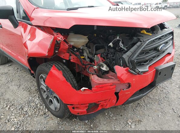 MAJ3S2FE6MC454785 2021 FORD ECOSPORT Red Вид спереду