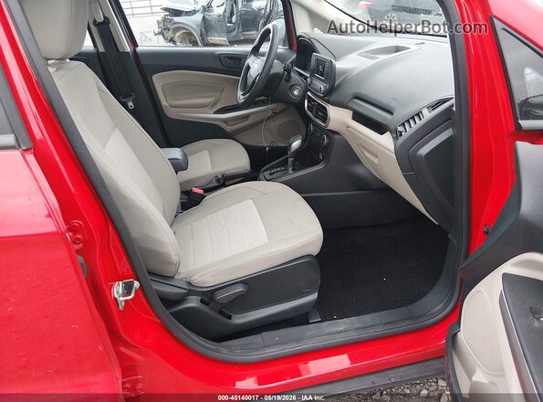 MAJ3S2FE6MC454785 2021 FORD ECOSPORT Red Вид салону спереду