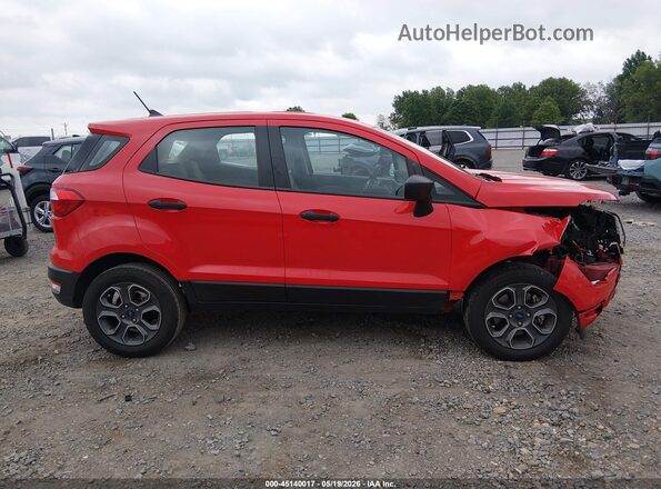 MAJ3S2FE6MC454785 2021 FORD ECOSPORT Red Вид задньої частини салону