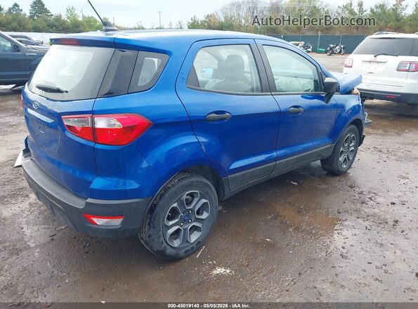 MAJ3S2FE7MC450163 2021 FORD ECOSPORT Blue Rear right