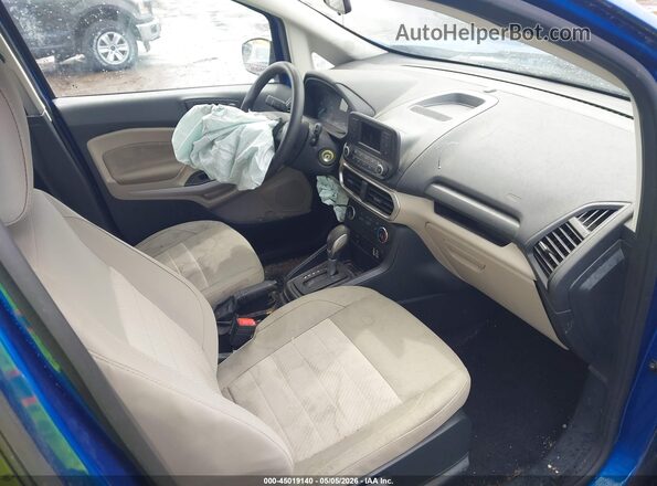 MAJ3S2FE7MC450163 2021 FORD ECOSPORT Blue Front interior view