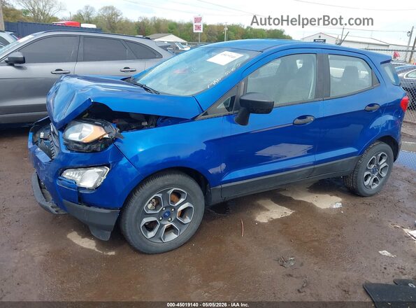 MAJ3S2FE7MC450163 2021 FORD ECOSPORT Blue Front left