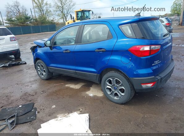 MAJ3S2FE7MC450163 2021 FORD ECOSPORT Blue Rear left