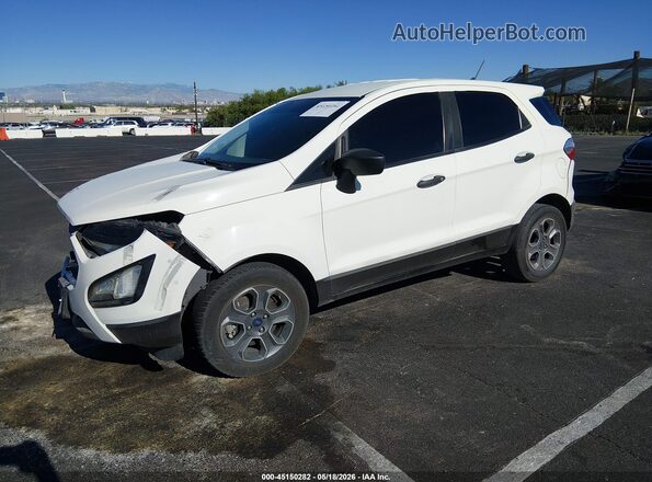 MAJ3S2FEXLC383735 2020 FORD ECOSPORT White Передня ліва чверть
