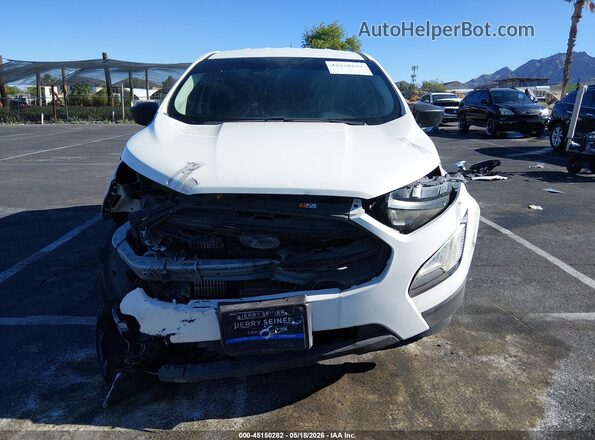 MAJ3S2FEXLC383735 2020 FORD ECOSPORT White Вид щитка приладів