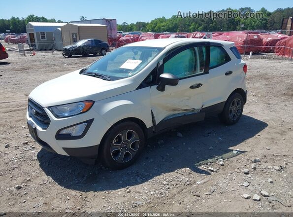 MAJ3S2FEXMC438850 2021 FORD ECOSPORT White Առջևի ձախ երեք քառորդ տեսարան