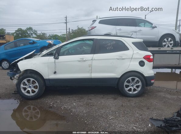 MAJ3S2GE0KC290610 2019 FORD ECOSPORT White 