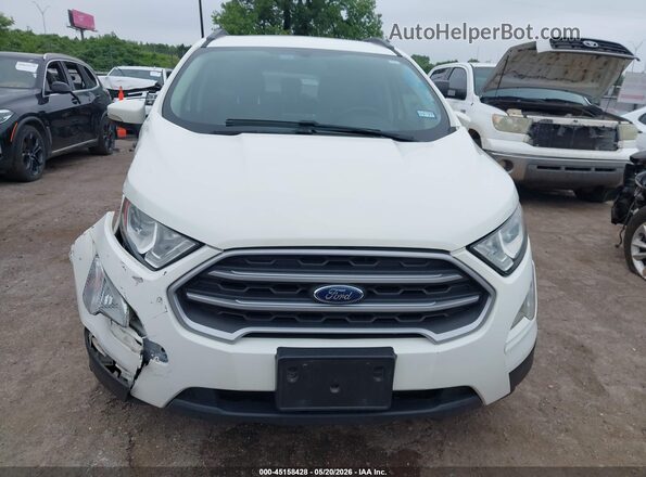 MAJ3S2GE0LC330525 2020 FORD ECOSPORT White ხელსაწყოთა პანელის ხედი