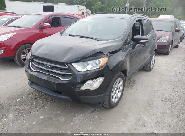 MAJ3S2GE2KC281844 2019 FORD ECOSPORT Black Vista tres cuartos delantera izquierda