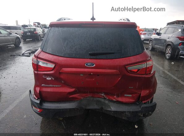 MAJ3S2GE2LC365888 2020 FORD ECOSPORT Maroon წინა ხედი