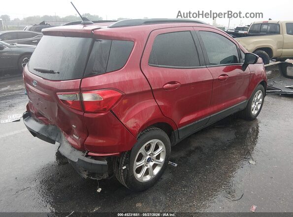 MAJ3S2GE2LC365888 2020 FORD ECOSPORT Maroon უკანა მარჯვენა