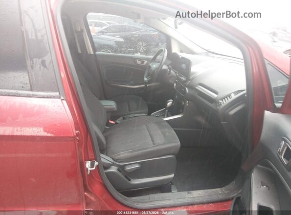 MAJ3S2GE2LC365888 2020 FORD ECOSPORT Maroon წინა სალონის ხედი