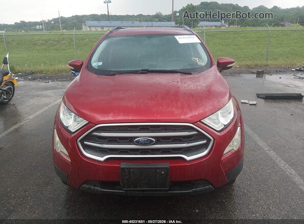 MAJ3S2GE2LC365888 2020 FORD ECOSPORT Maroon უკანა სალონის ხედი