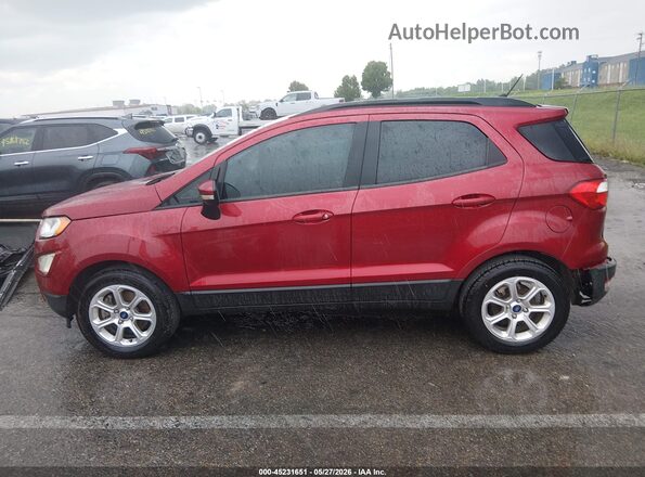 MAJ3S2GE2LC365888 2020 FORD ECOSPORT Maroon 