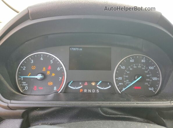 MAJ3S2GE4LC339907 2020 FORD ECOSPORT White Вид щитка приладів