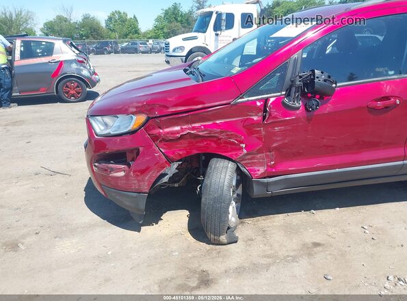 MAJ3S2GE4LC341611 2020 FORD ECOSPORT Red Widok z przodu