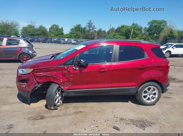 MAJ3S2GE4LC341611 2020 FORD ECOSPORT Red Widok wnętrza 360 stopni