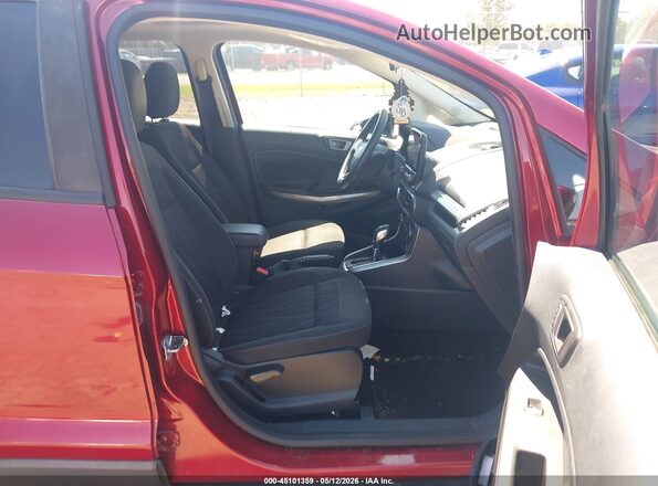 MAJ3S2GE4LC341611 2020 FORD ECOSPORT Red Widok wnętrza z przodu