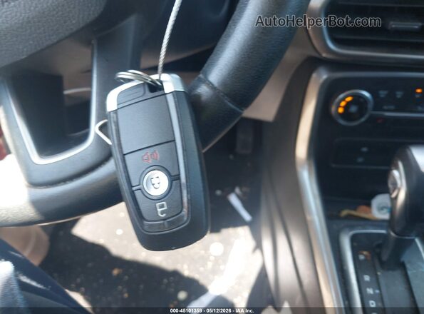 MAJ3S2GE4LC341611 2020 FORD ECOSPORT Red Widok deski rozdzielczej
