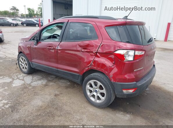 MAJ3S2GE5KC257988 2019 FORD ECOSPORT Burgundy Задня ліва чверть