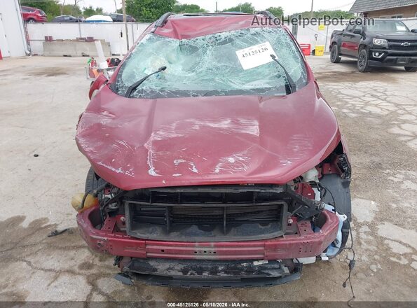 MAJ3S2GE5KC257988 2019 FORD ECOSPORT Burgundy Вид спереду