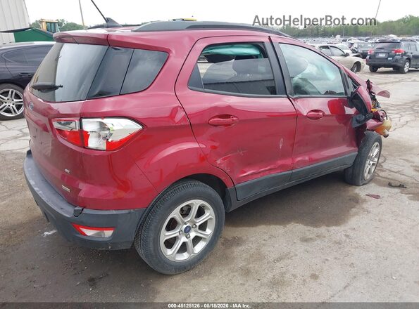 MAJ3S2GE5KC257988 2019 FORD ECOSPORT Burgundy Задня права чверть