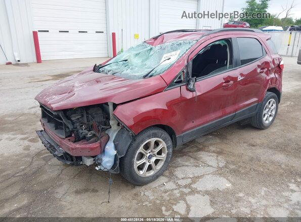 MAJ3S2GE5KC257988 2019 FORD ECOSPORT Burgundy Передня ліва чверть